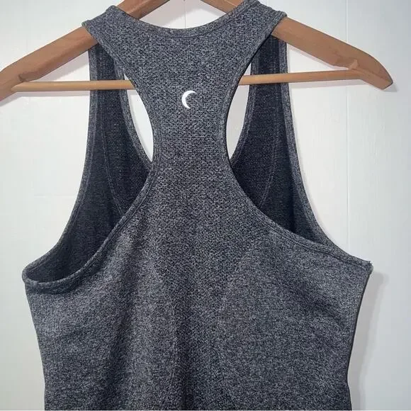 ZYIA Active Fog Copper Charged Athletic Razorback Tank Top Gray M - Picture 8 of 9